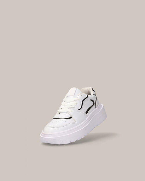 Tenis Suela Alta Blancos